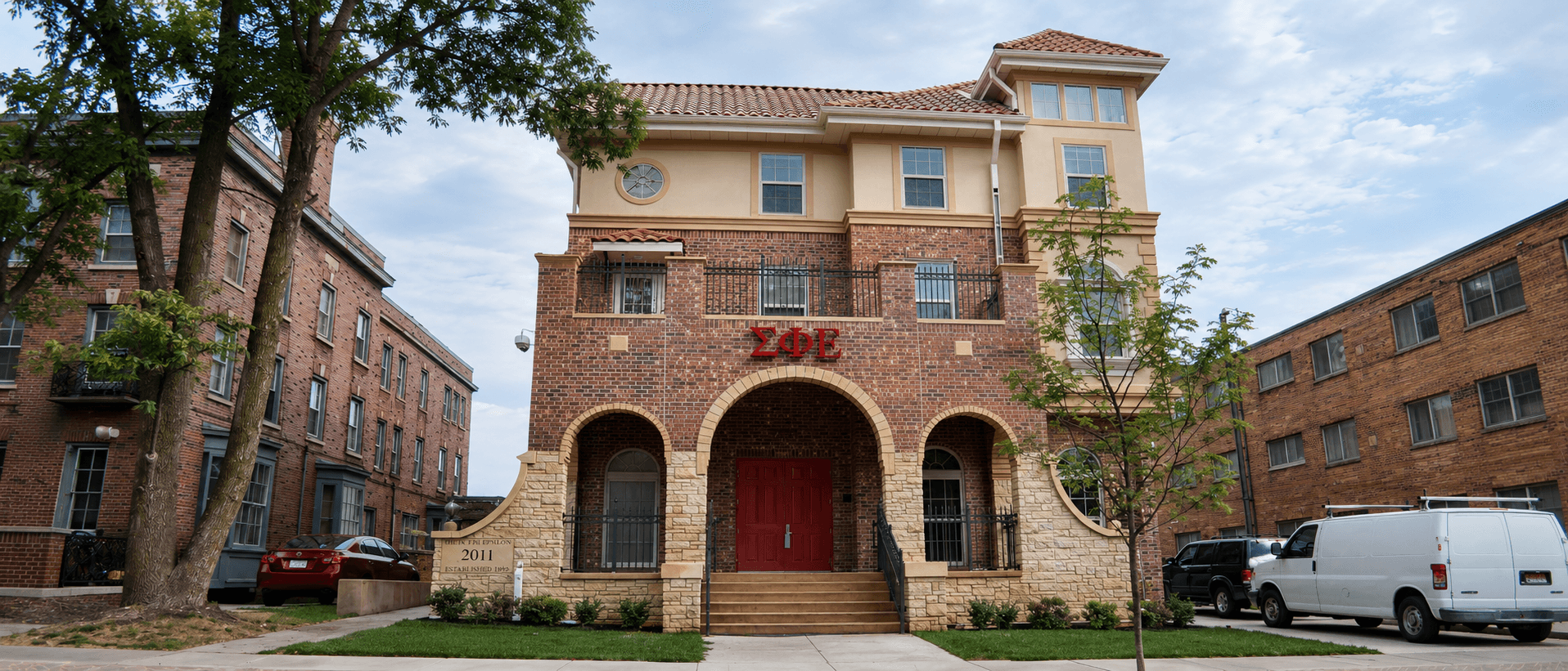 SigEp Wisconsin-Beta chapter house exterior